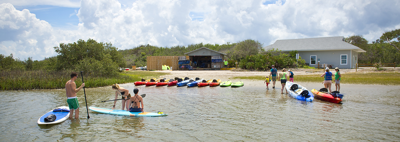 Anastasia State Park Paddle Boarding